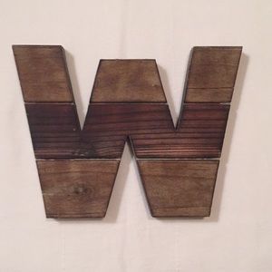 Wooden "W"